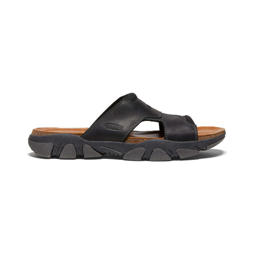 vogel Voorspeller antenne Men's Black Open Toe Slide Sandals - Daytona II | KEEN Footwear