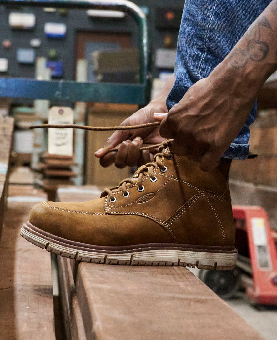 Women's Leather Work Boots - San Jose 6