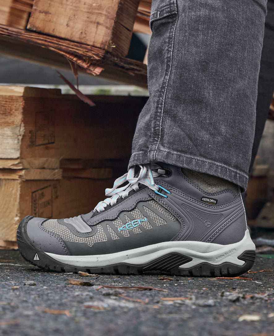 Women's Grey Work Boots - Reno Mid KBF WP | KEEN Footwear