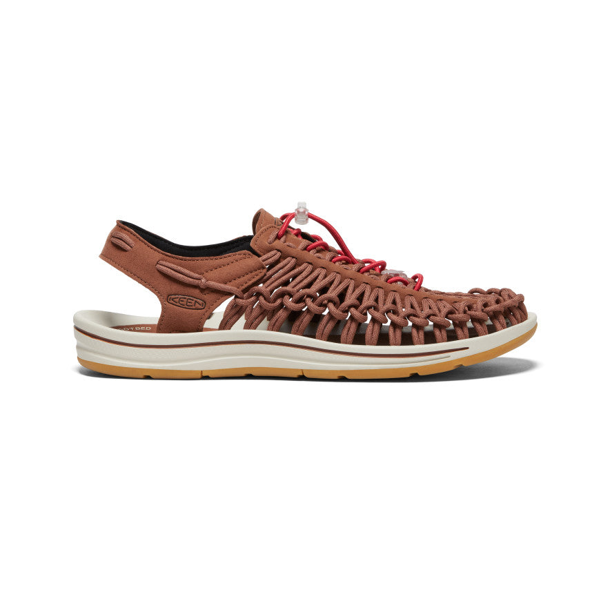 Australië Raap bladeren op Zes Men's Brown 2-Cord Fashion Sandals - UNEEK | KEEN Footwear