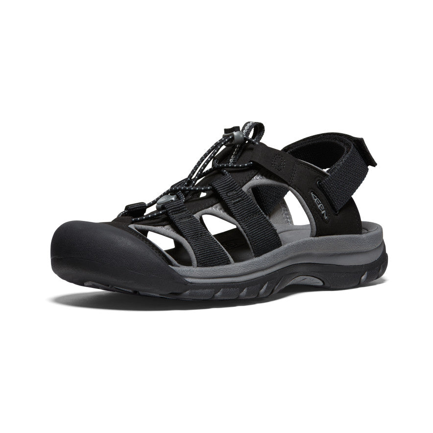 Men's Adjustable Strap Water Sandals | Black | KEEN Footwear