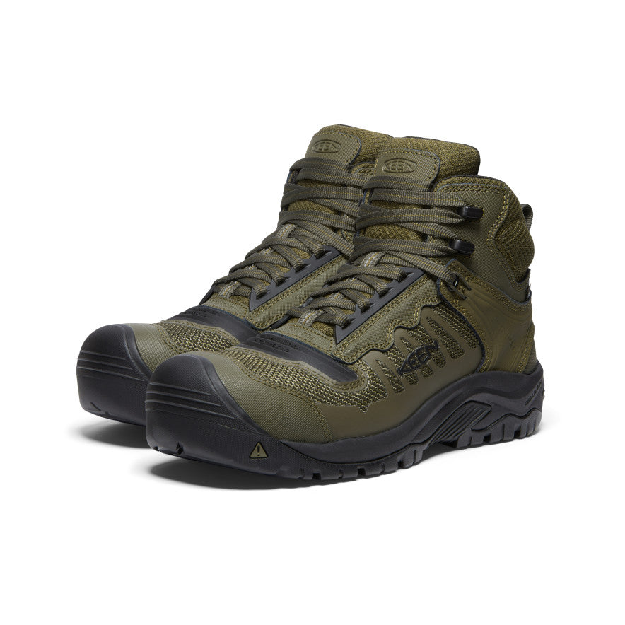 Men's Olive Green Work Boots - Reno Mid KBF WP | KEEN Footwear