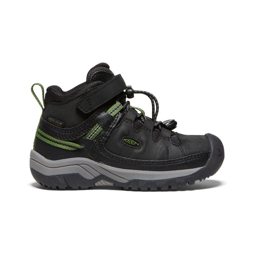 artillería Indulgente suelo Little Kids' Black Hiking Boots - Targhee Mid WP | KEEN Footwear